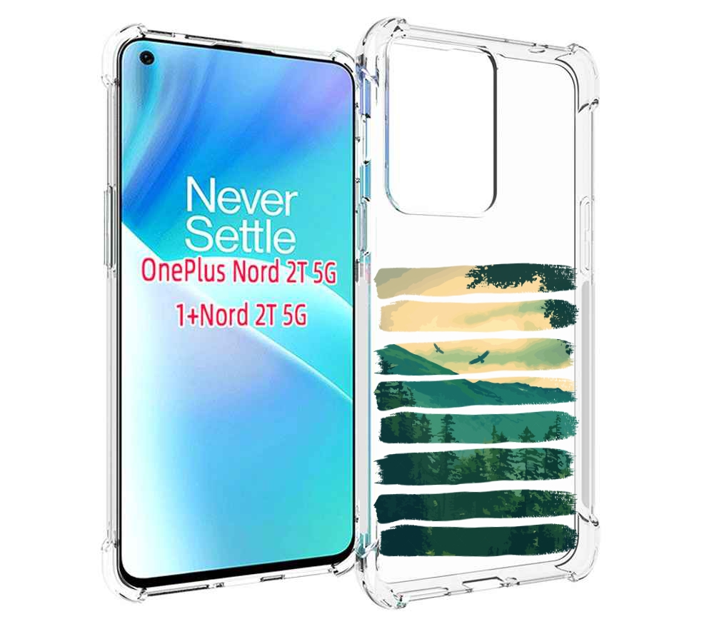 

Чехол MyPads Лесная чаща для OnePlus Nord 2T, Прозрачный, Tocco