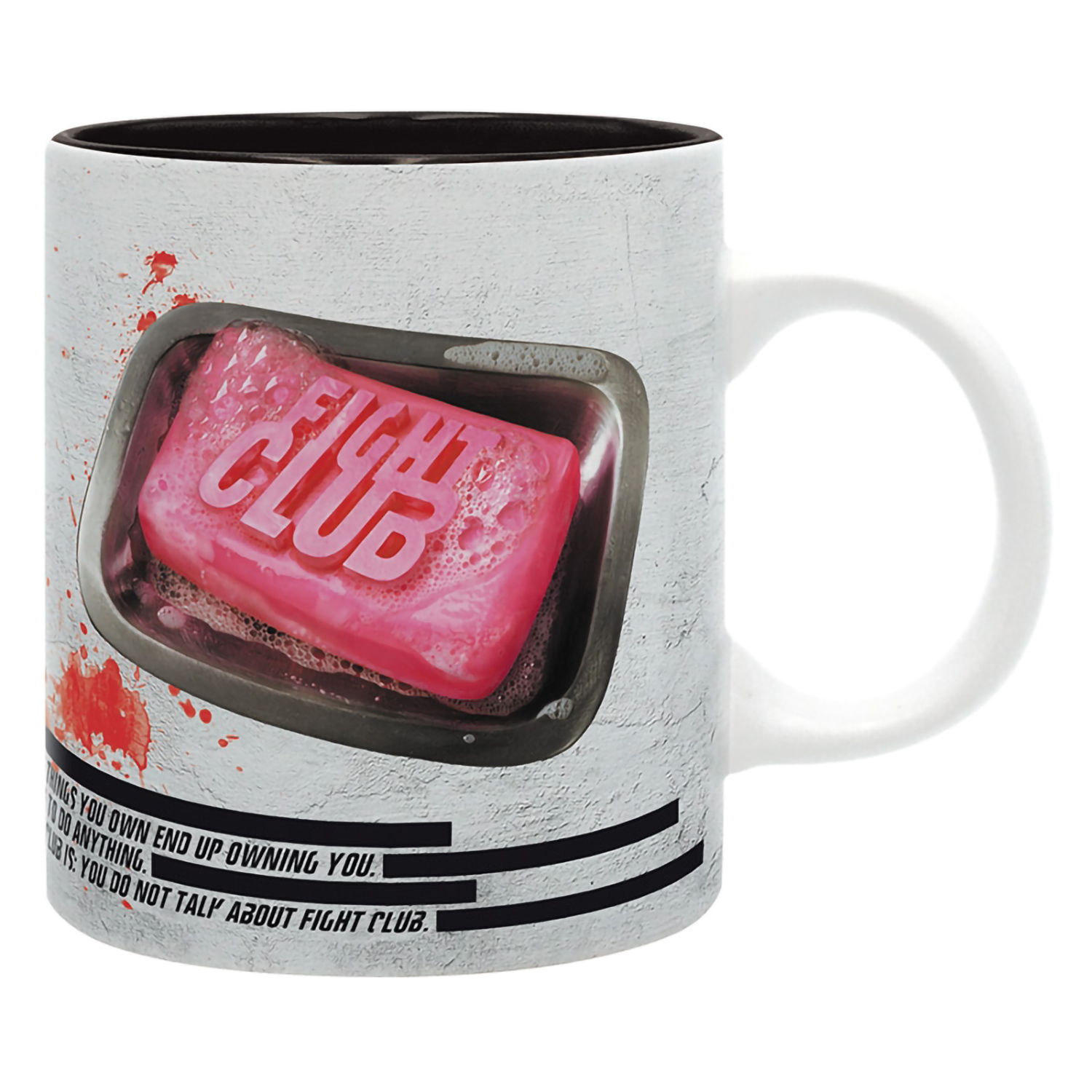 фото Кружка fight club mug 320 ml "rule #1" subli with box x2 abymug863 abystyle