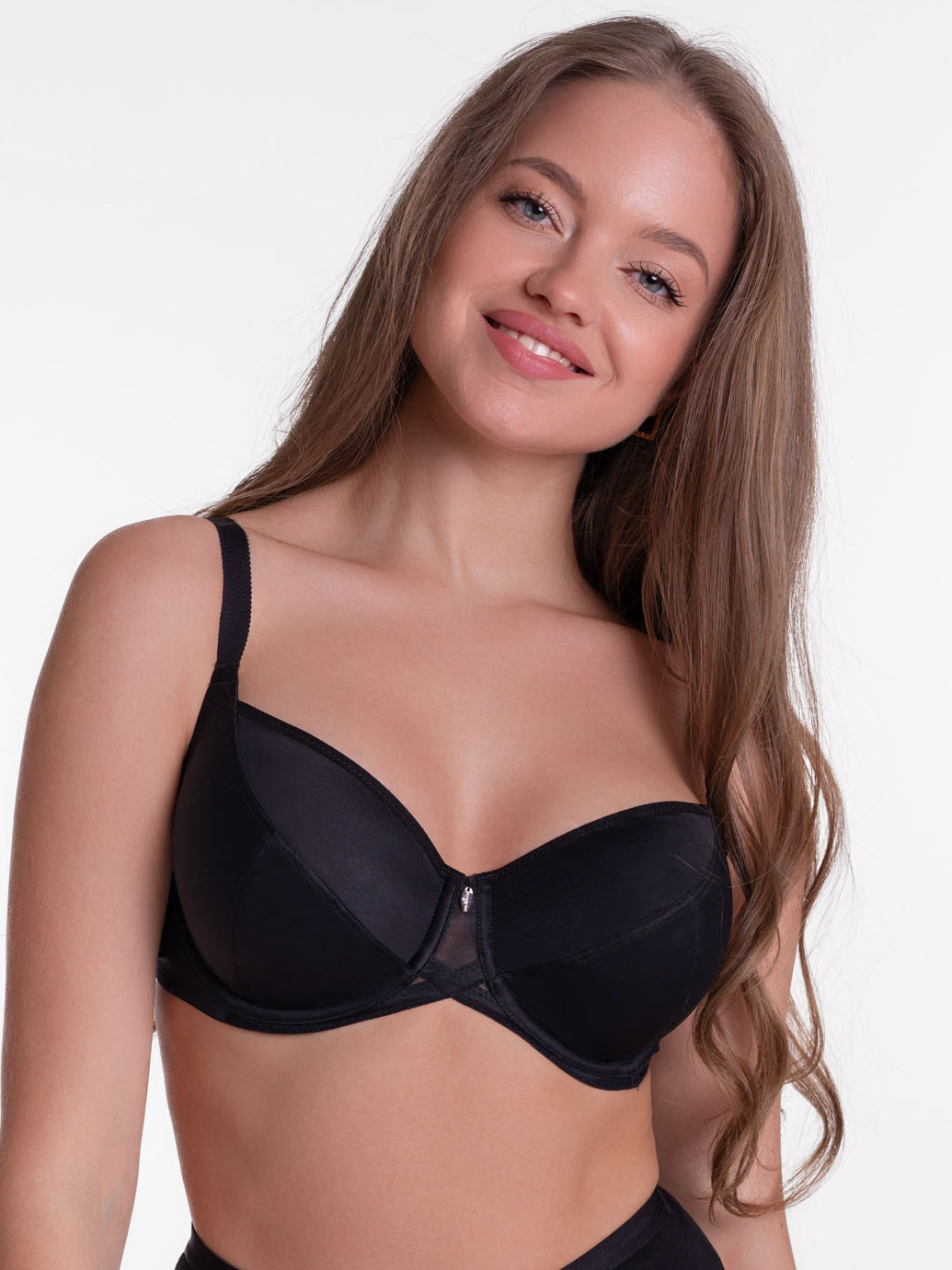 

Бюстгальтер женский Milavitsa Basic черный 85C, 115910