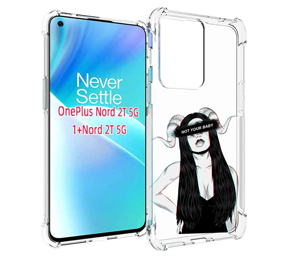 

Чехол MyPads not-your для OnePlus Nord 2T, Прозрачный, Tocco