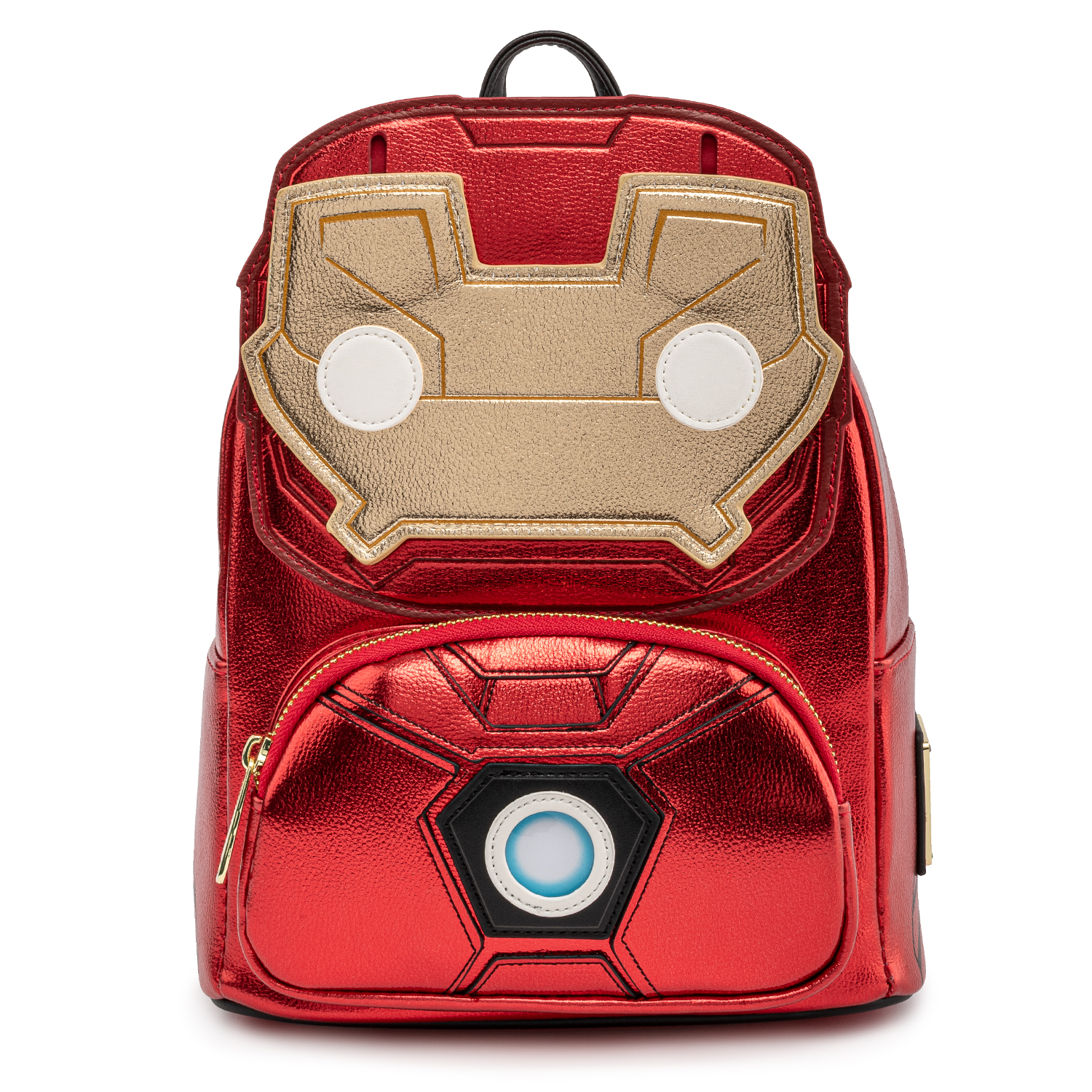 фото Рюкзак loungefly marvel ironman light up mini backpack mvbk0161