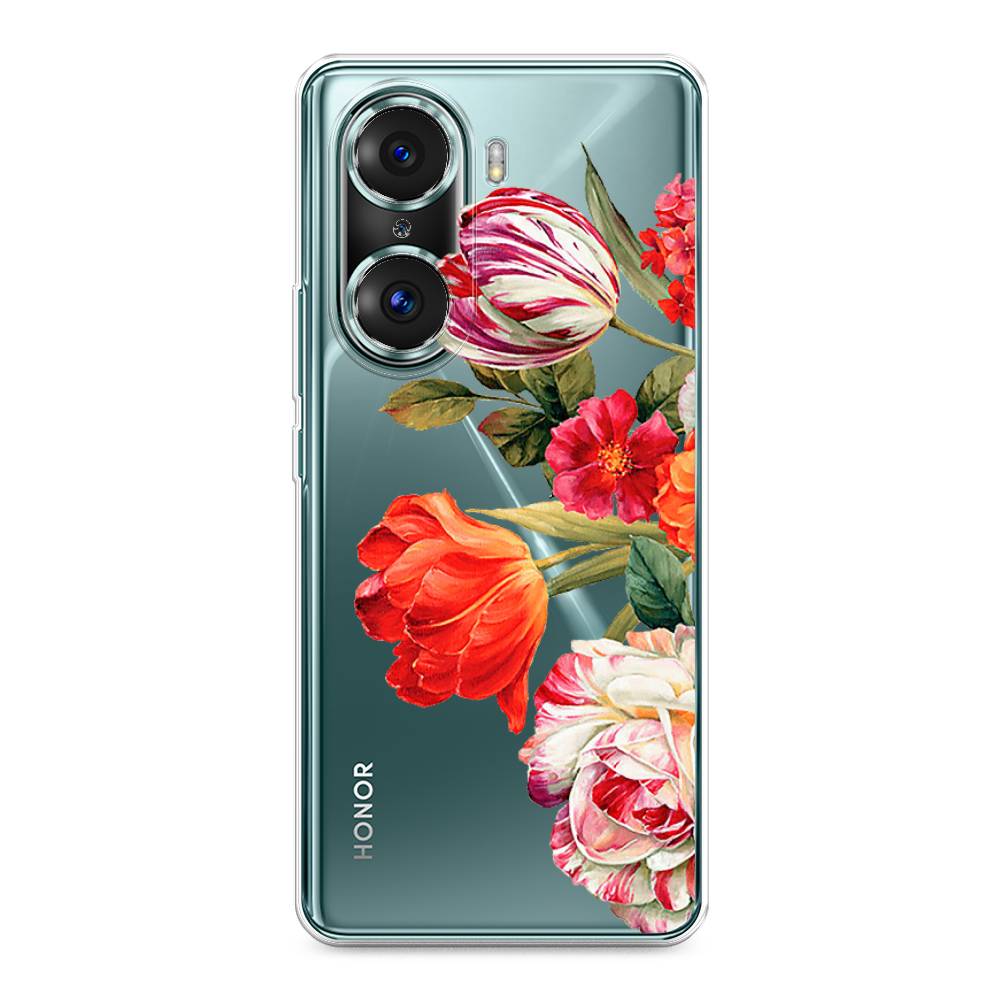 

Чехол Awog на Honor 60 Pro "Весенний букет", Разноцветный, 6106750-8