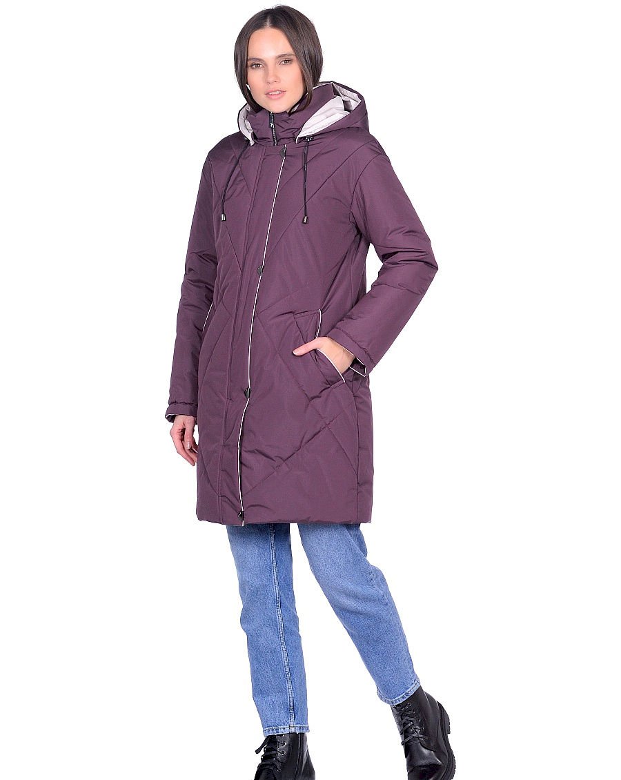 фото Куртка женская maritta 24-3016-10 фиолетовая 40 eu