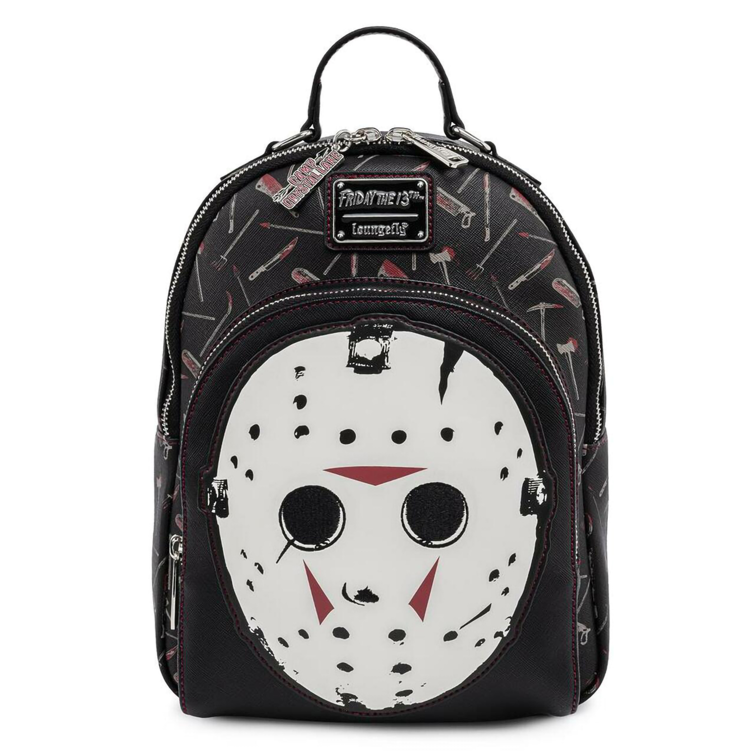 фото Рюкзак loungefly friday the 13th jason mask mini backpack fribk0004