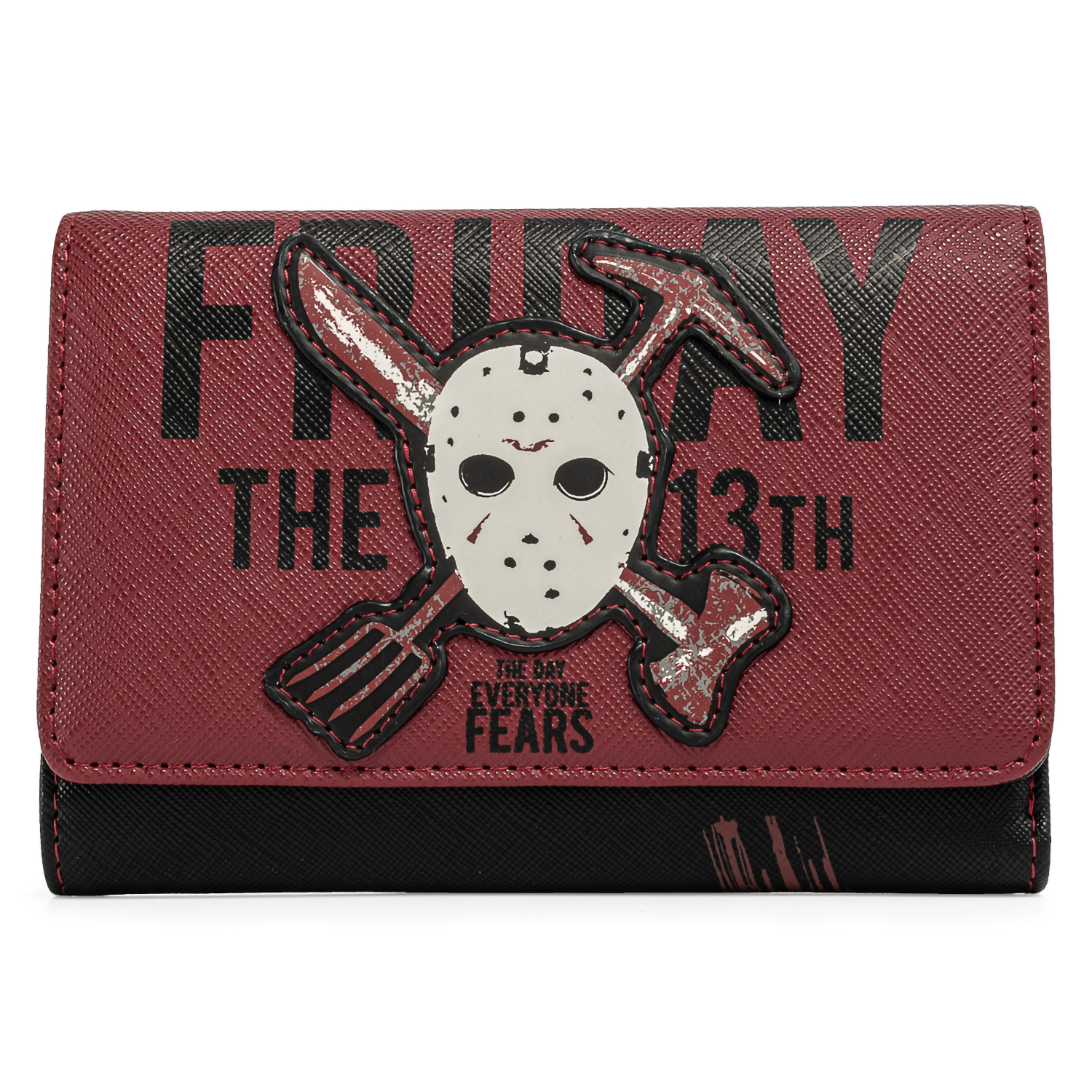 

Кошелек Loungefly Friday The 13th Jason Mask Tri-Fold Wallet FRIWA0004, Разноцветный