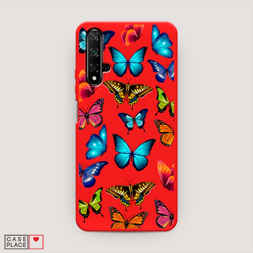 

Матовый силиконовый чехол "Звездочки графика белая" на Honor 7X, Звездочки графика белая