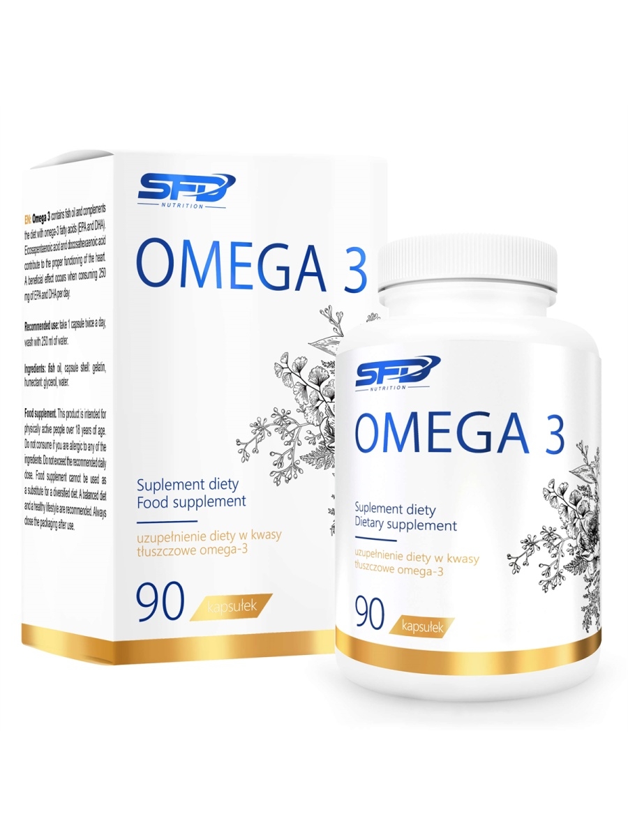 

SFD Omega-3 1000, 90 капсул, Omega-3 1000
