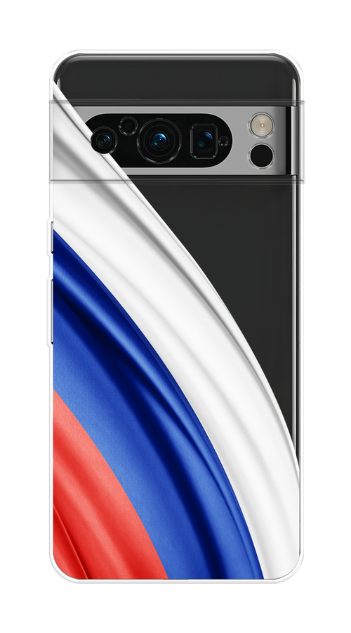 

Чехол на Google Pixel 8 Pro "Флаг России уголок", Белый;синий;красный;прозрачный, 271650-1