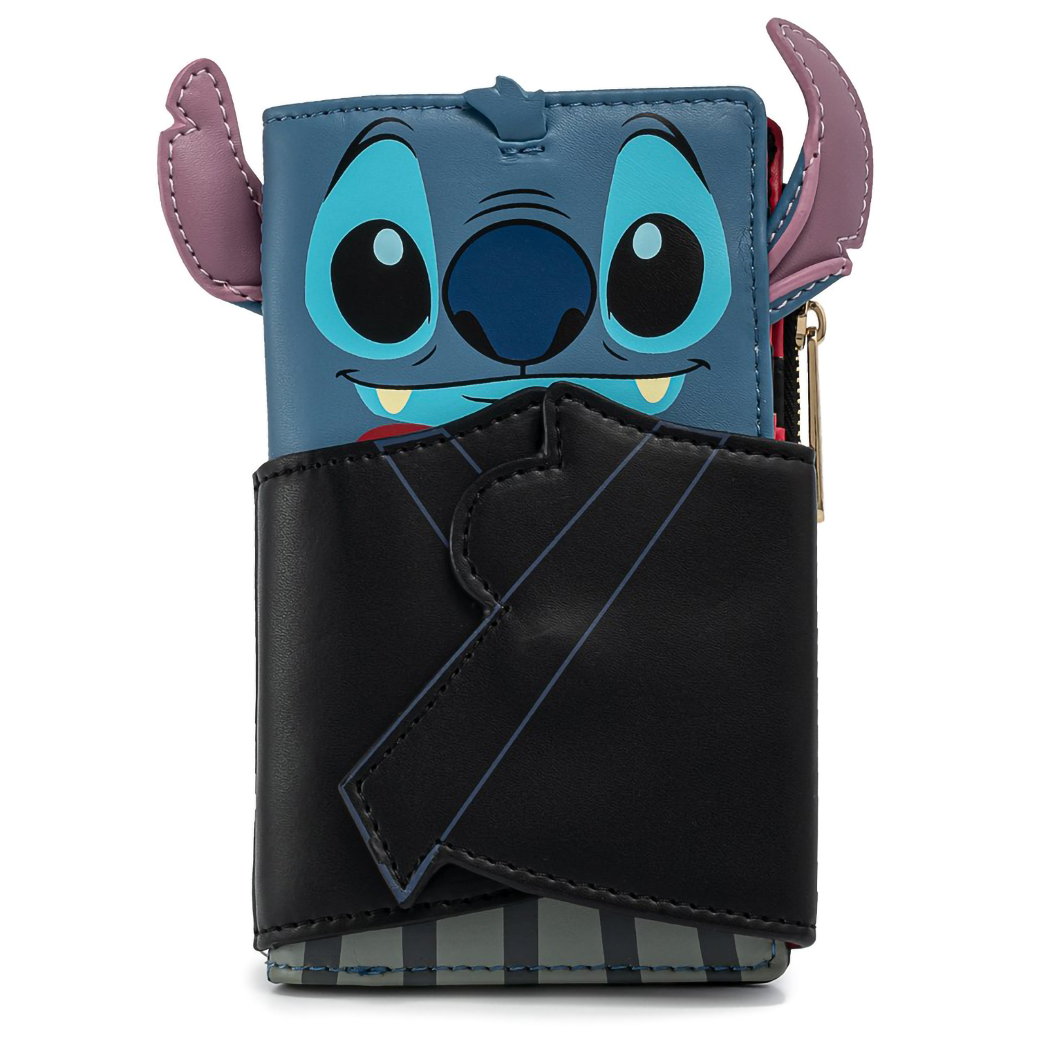 фото Кошелек loungefly disney vampire stitch bow tie flap wallet wdwa1758