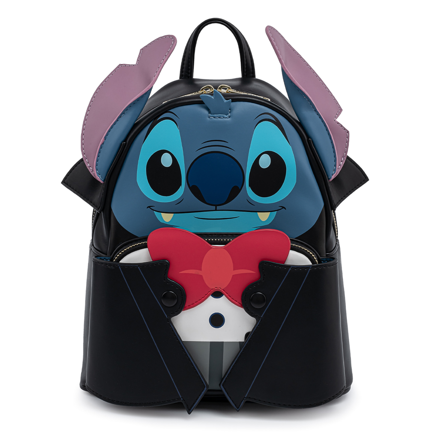 фото Рюкзак loungefly disney vampire stitch bow tie mini backpack wdbk1804