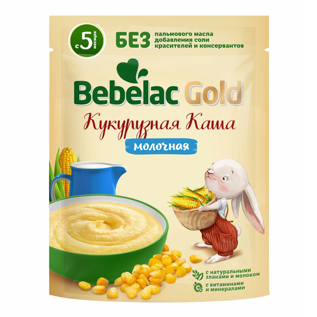 Каша Bebelac кукурузная молочная с 5 месяцев 200 г