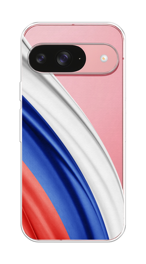 

Чехол на Google Pixel 9 "Флаг России уголок", Белый;синий;красный;прозрачный, 271950-1