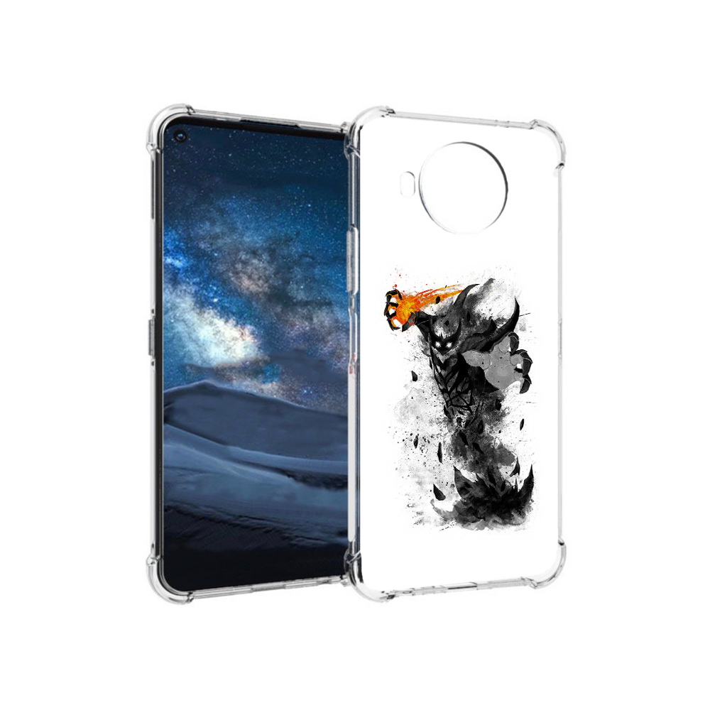

Чехол MyPads Tocco для Nokia 8.3 nevermore черно белый (PT227053.110.21), Прозрачный, Tocco