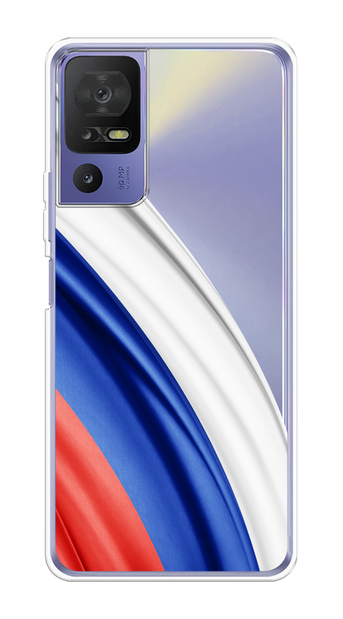 

Чехол на TCL 40 SE "Флаг России уголок", Белый;синий;красный;прозрачный, 291550-1