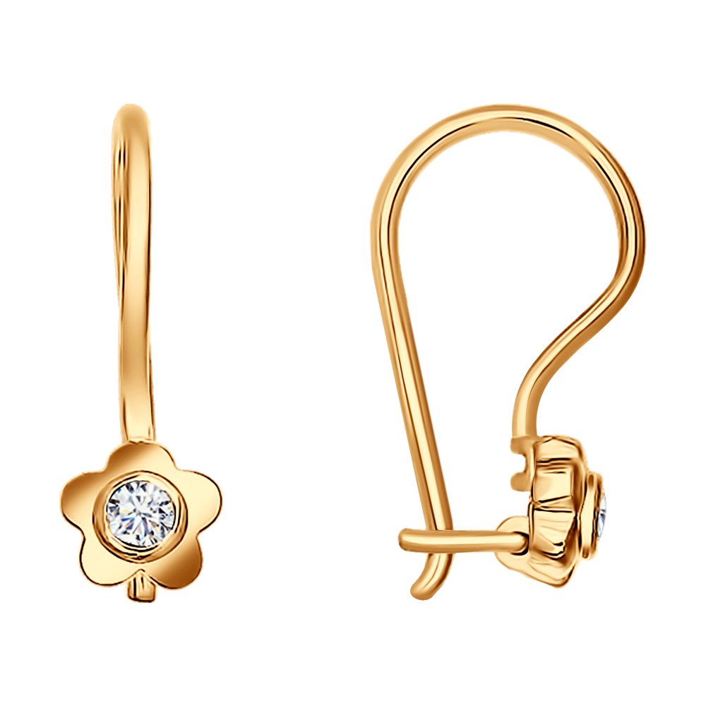 

Серьги из серебра SOKOLOV 93020443, фианит, 93020443