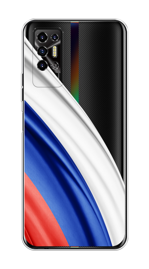 

Чехол на Tecno Pova 2 "Флаг России уголок", Белый;синий;красный;прозрачный, 300550-1