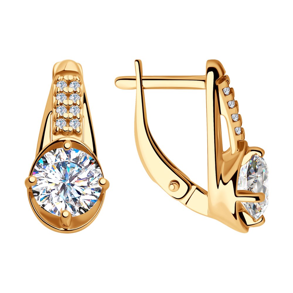 

Серьги из серебра с фианитами SOKOLOV 93020927, 93020927