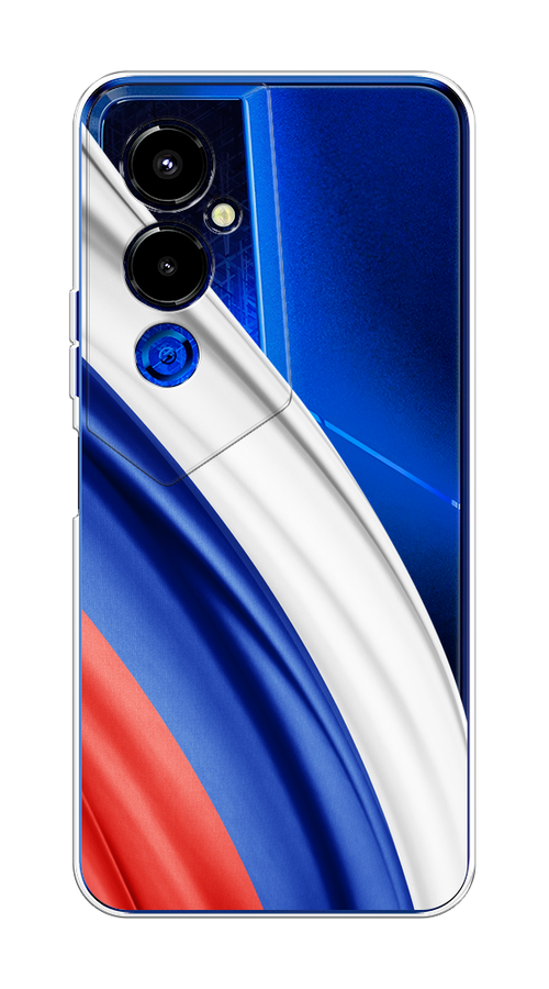 

Чехол на Tecno Pova 4 Pro "Флаг России уголок", Белый;синий;красный;прозрачный, 302650-1