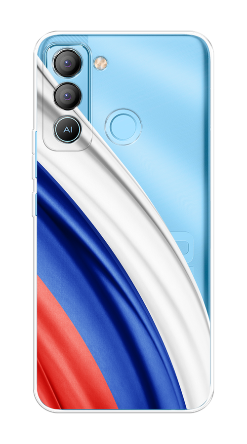 

Чехол на Tecno POP 5 LTE "Флаг России уголок", Белый;синий;красный;прозрачный, 303050-1