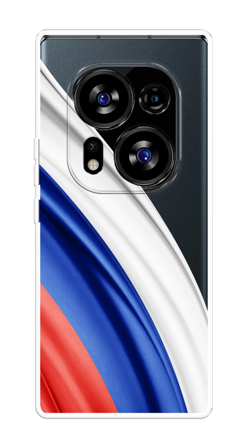 

Чехол на Tecno Phantom X2/X2 Pro "Флаг России уголок", Белый;синий;красный;прозрачный, 303250-1