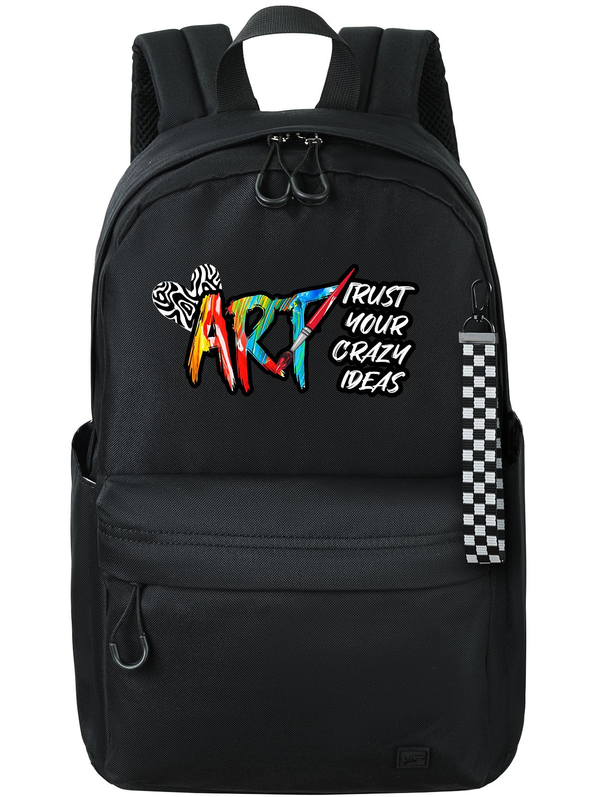 

Рюкзак унисекс Ufo People City_242 текст цветной, 42х28х14 см, Черный, City_242