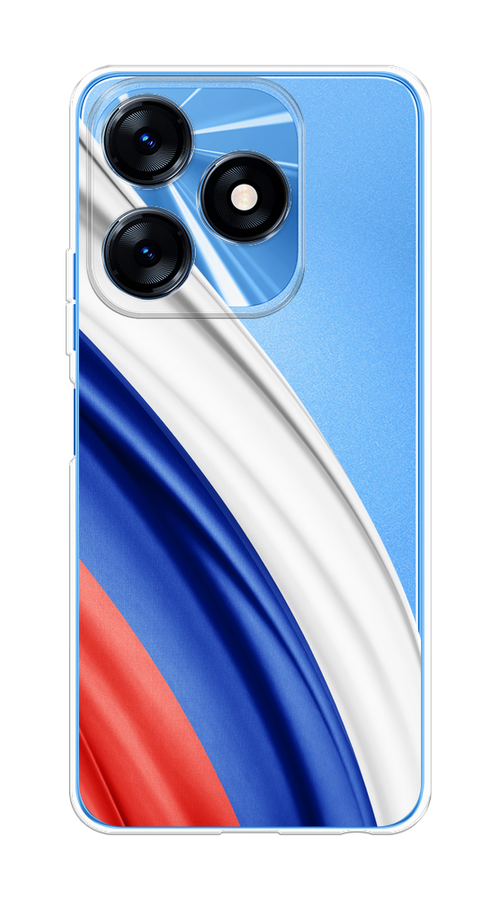 

Чехол на Tecno Spark 10/10C "Флаг России уголок", Белый;синий;красный;прозрачный, 303650-1