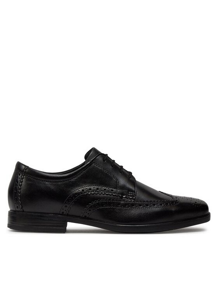 

Туфли мужские Clarks Howard Wing 261612537 черные 41 EU, Черный, Howard Wing 261612537