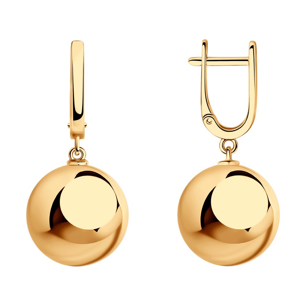 Серьги подвески из серебра SOKOLOV 93021097