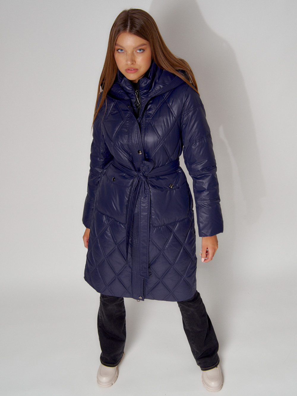 Пальто женское MTFORCE 448602 синее S