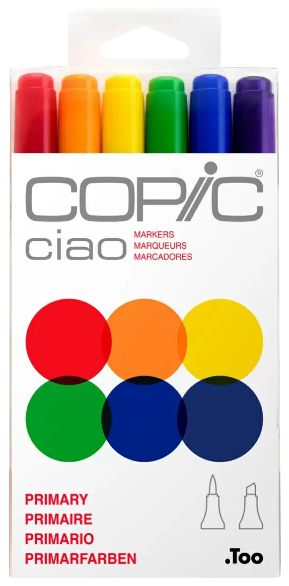 Набор маркеров Copic Ciao H22075-661 Основные цвета 6 цветов