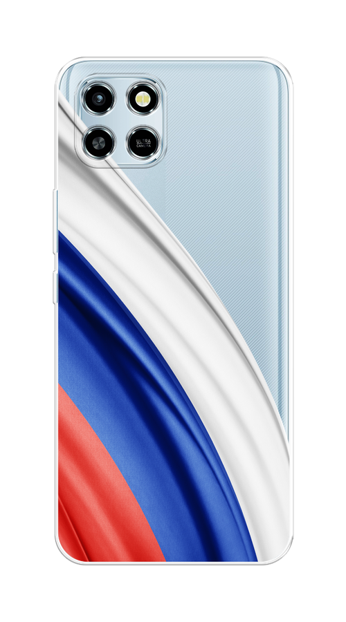 

Чехол на Infinix SMART 6 HD "Флаг России уголок", Белый;синий;красный;прозрачный, 3101650-1