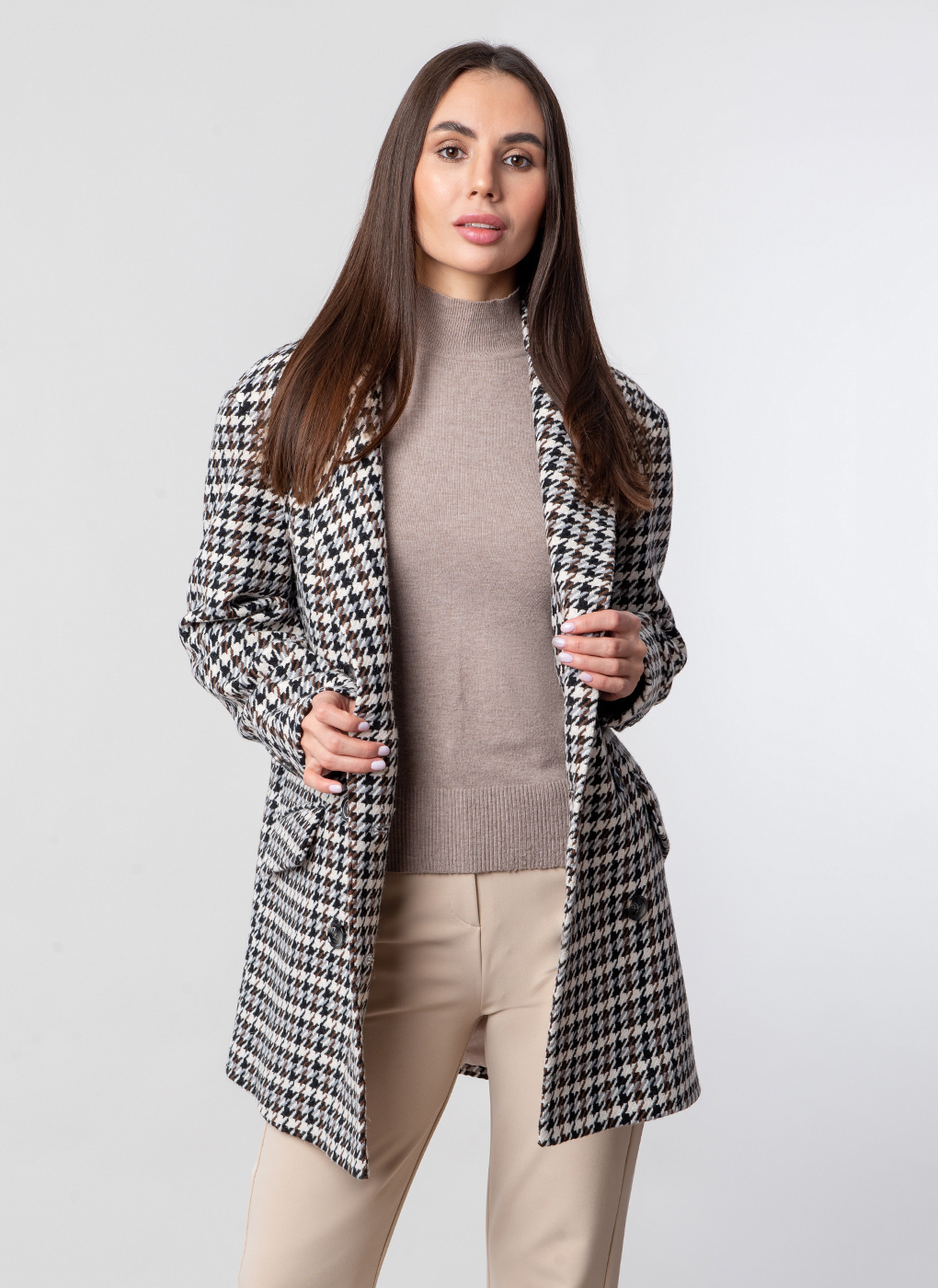 

Пальто женское Galla Lady 53772 разноцветное 50 RU, 53772