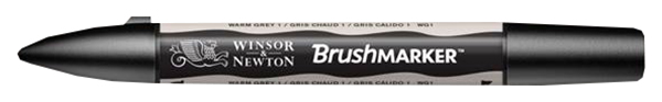 Маркер спиртовой Winsor&Newton Brushmarker WG1 серый теплый