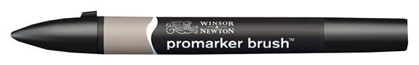 

Маркер спиртовой Winsor&Newton Brushmarker WG3 серый теплый