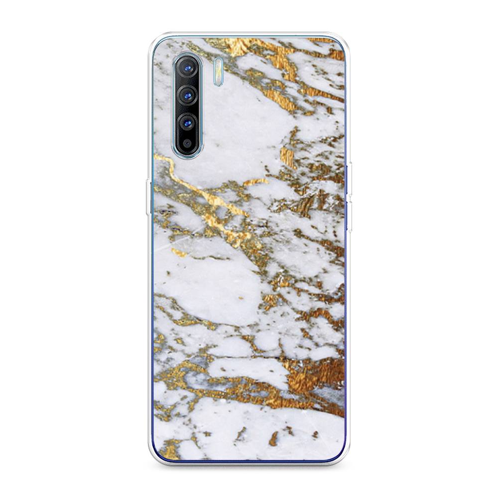 

Чехол Awog на Oppo A91/Reno 3 "Белый мрамор", 252450-3
