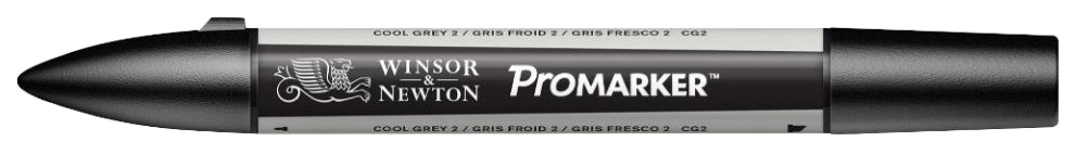 

Маркер спиртовой WINSOR&NEWTON Promarker CG2 серый холодный