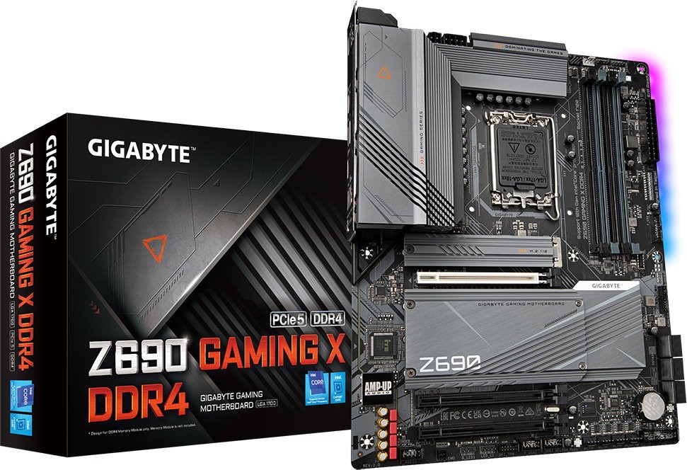 фото Материнская плата gigabyte z690 gaming x ddr4