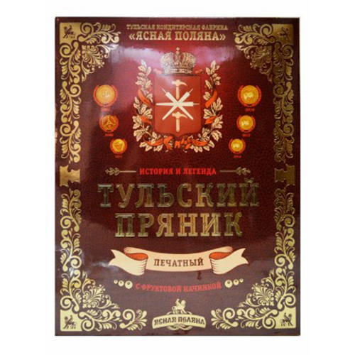 

Пряник Ясная Поляна с фруктовой начинкой 350 г