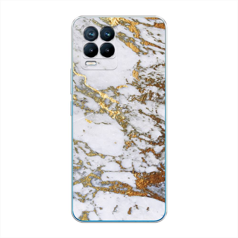 

Чехол Awog на Realme 8/8 Pro "Белый мрамор", 255550-3