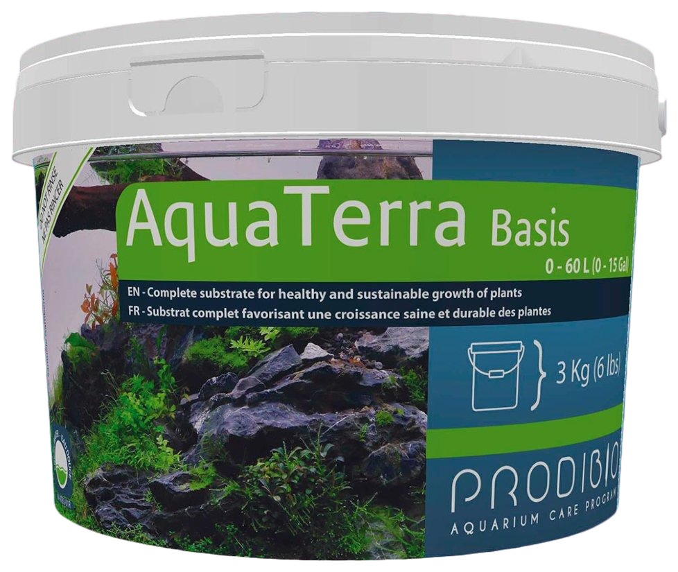 Грунт для аквариума Prodibio AquaTerra Basis черный, 3 кг