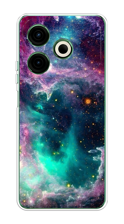 

Чехол на Tecno Pova 6 Neo "Звездные облака", Розовый;бежевый, 309050-1