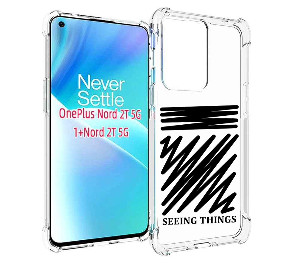 

Чехол MyPads seeing-things для OnePlus Nord 2T, Прозрачный, Tocco