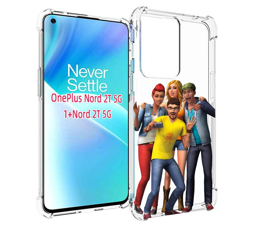 

Чехол MyPads sims для OnePlus Nord 2T, Прозрачный, Tocco