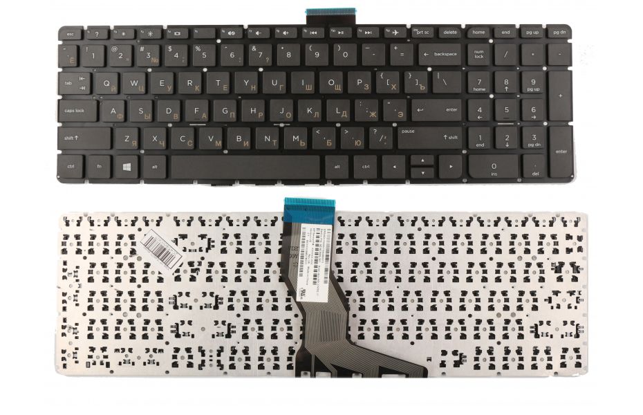 Клавиатура для ноутбука HP Envy 15-AE009UR черная