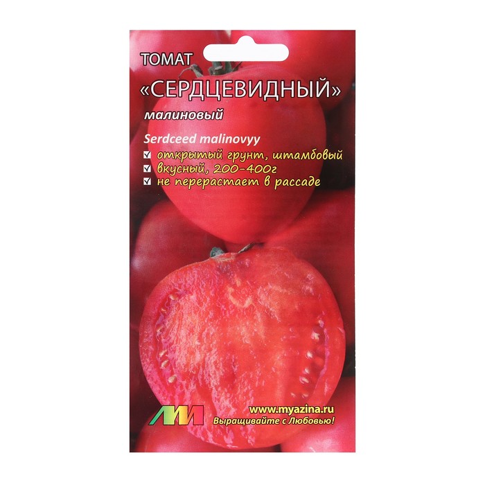 

Семена томат Сердцевидный Селекционер Мязина Л.А. 9338319-2p 2 уп.