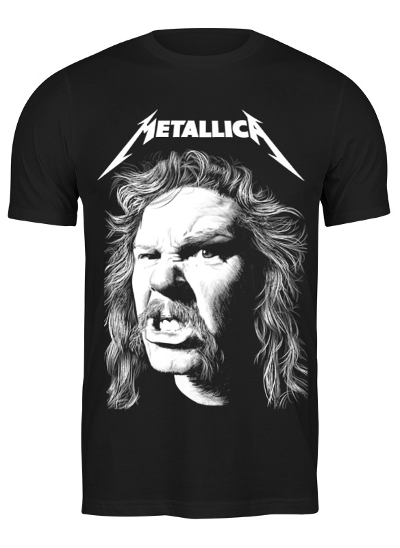 

Футболка мужская Printio Metallica черная 3XL, Черный, Metallica