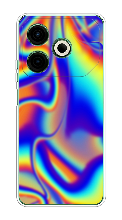 

Чехол на Tecno Pova 6 Neo "Яркая голограмма", Разноцветный, 309050-1