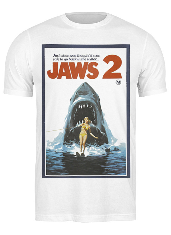 

Футболка мужская Printio Jaws / челюсти белая 3XL, Белый, Jaws / челюсти