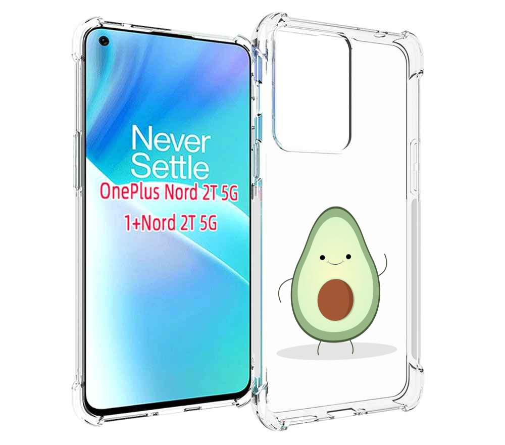 

Чехол MyPads Авокадик для OnePlus Nord 2T, Прозрачный, Tocco