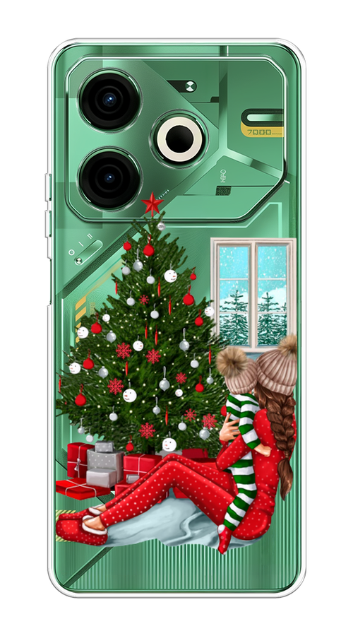 

Чехол на Tecno Pova 6 Neo "Новый год с мамой", Красный;зеленый;голубой, 309050-1